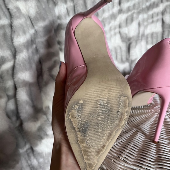 Steve Madden Size 8.5 US Vala Pump in Pink Faux Patent - Picture 4 of 7